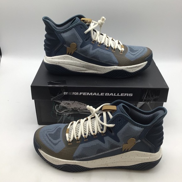 Moolah Kicks Shoes - Moolah Kicks Neovolt Pro v3 Womens Basketball Shoes Blue Bronze Size 12 NEW